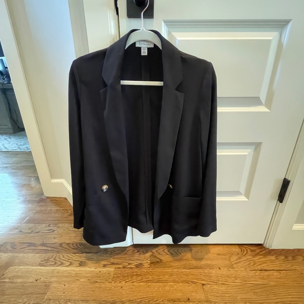 Topshop Women’s Black Blazer EUC
